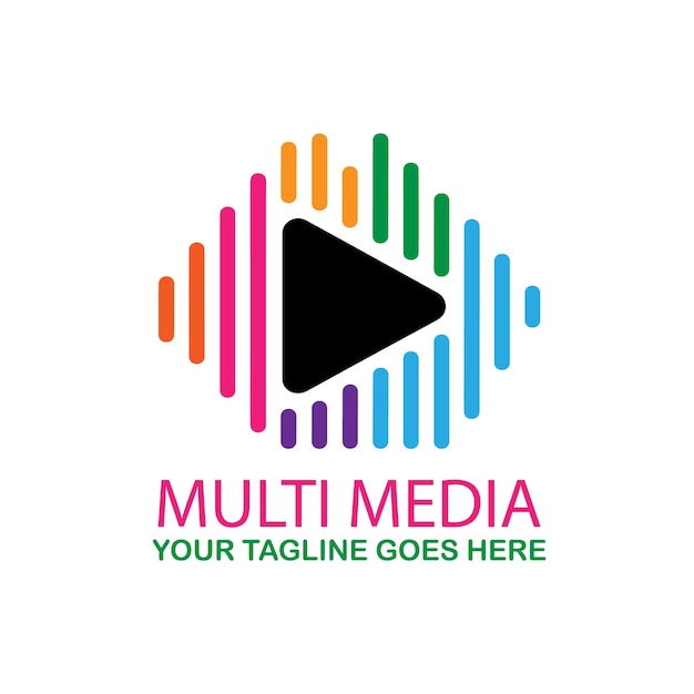 Diseño de plantillas de logotipo multimedia