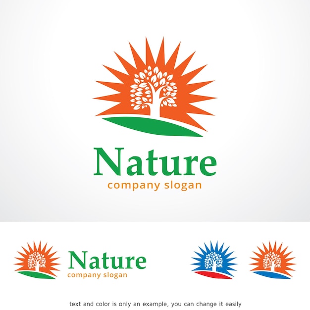 Diseño de plantillas de logotipo de pie de naturaleza Vector Emblema Diseño de concepto Símbolo creativo Icono