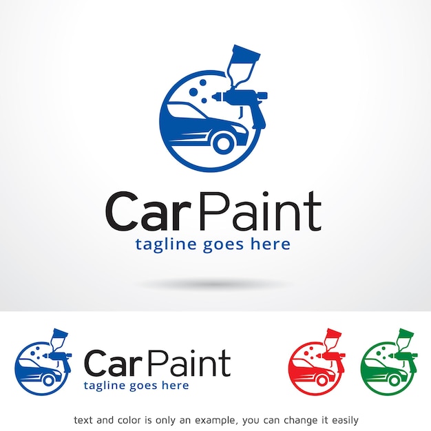 diseño de plantillas de logotipo de pintura de automóviles