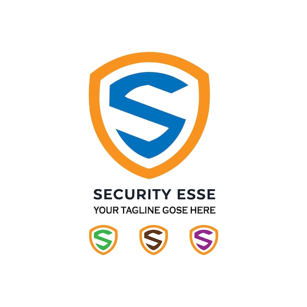 Diseño de plantillas de logotipo de seguridad