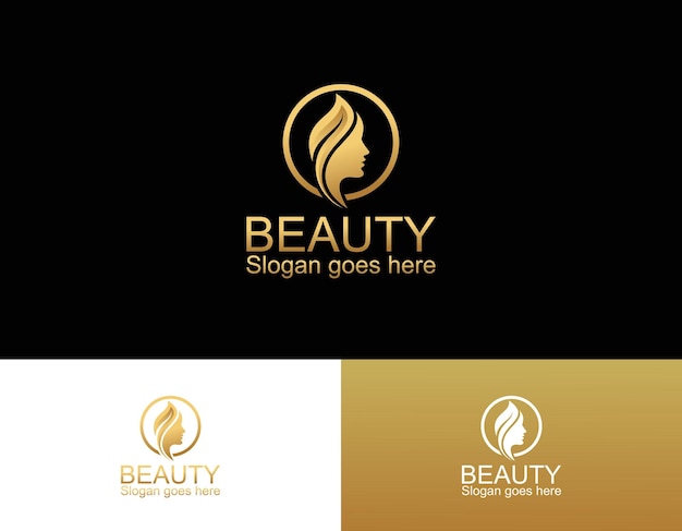 Diseño de plantillas para el logotipo del spa de belleza