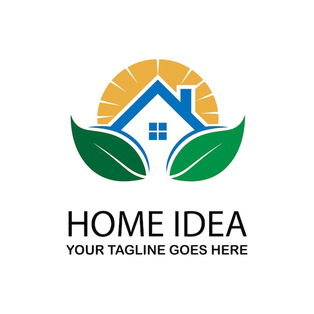 Diseño de plantillas de logotipos de ideas para el hogar