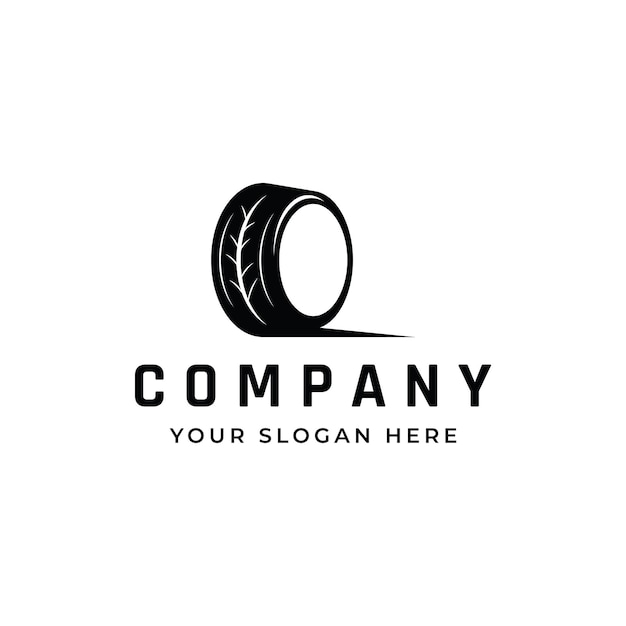 Diseño de plantillas de logotipos de neumáticos o ruedas con ideas creativas Logotipo para tiendas de neumáticos, talleres y empresas