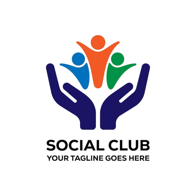 Diseño de plantillas de logotipos vectoriales sociales