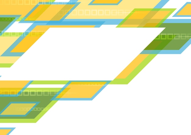 diseño de plantillas de negocios abstractas de tecnología brillante diseño vectorial geométrico