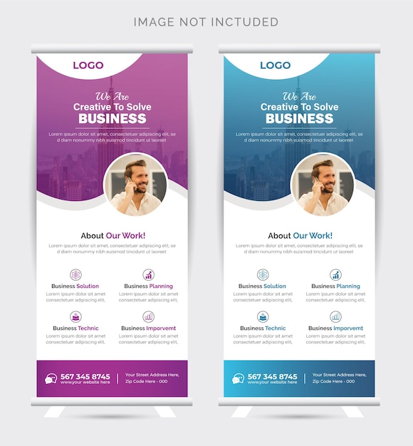 diseño de plantillas de pancartas para negocios profesionales y corporativos