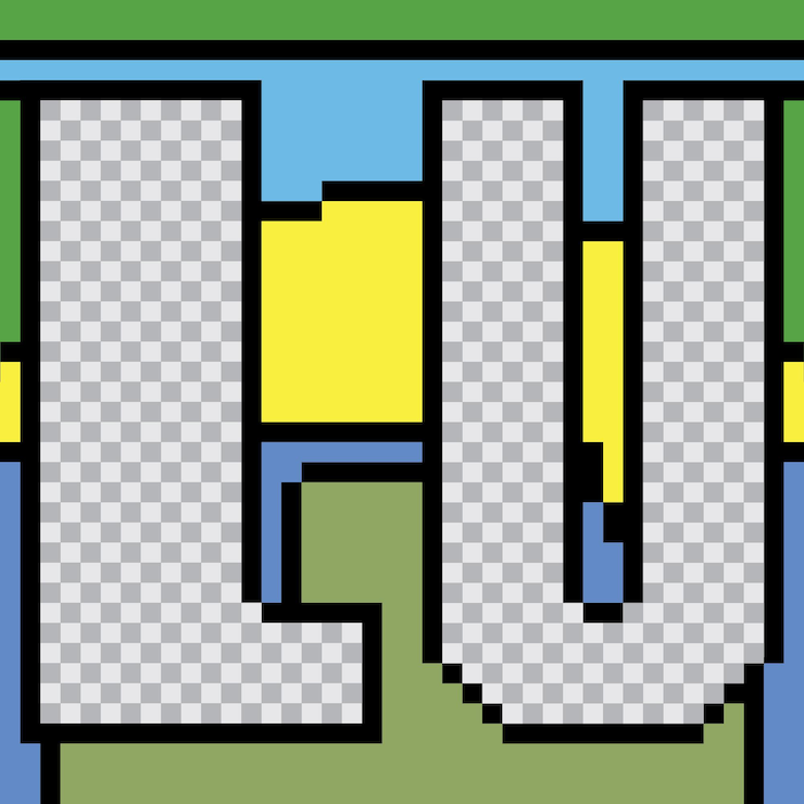 Vector diseño de plantillas de publicaciones de pixel art en las redes sociales