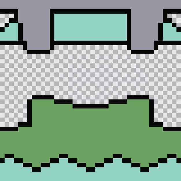 diseño de plantillas de publicaciones de pixel art en las redes sociales