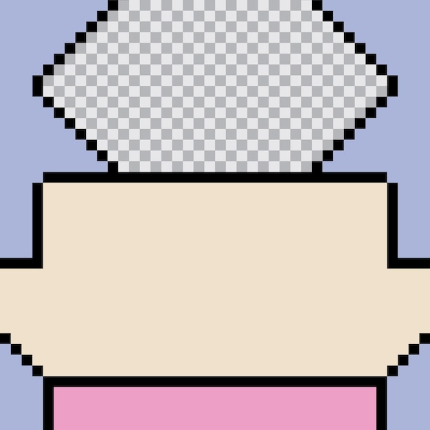 diseño de plantillas de publicaciones de pixel art en las redes sociales