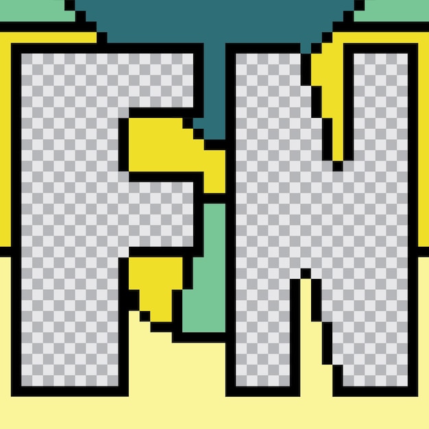 diseño de plantillas de publicaciones de pixel art en las redes sociales