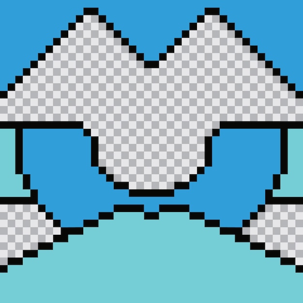 diseño de plantillas de publicaciones de pixel art en las redes sociales