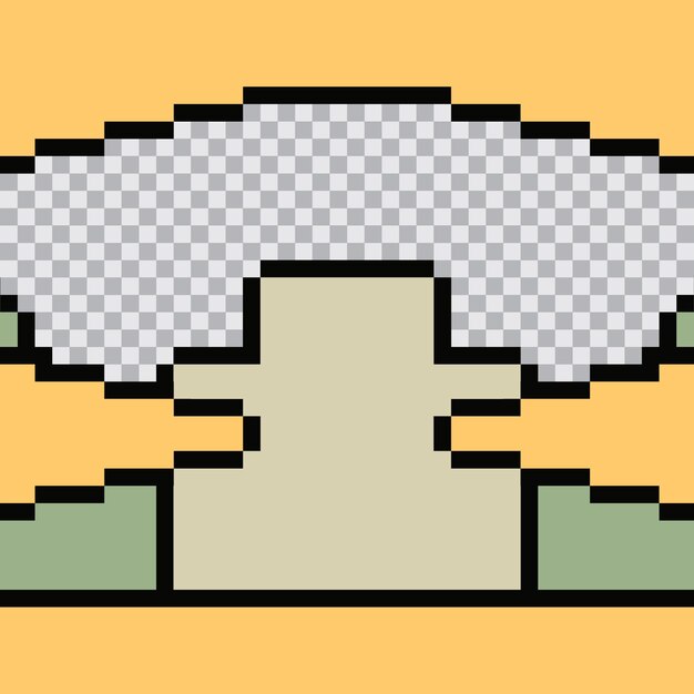 diseño de plantillas de publicaciones de pixel art en las redes sociales