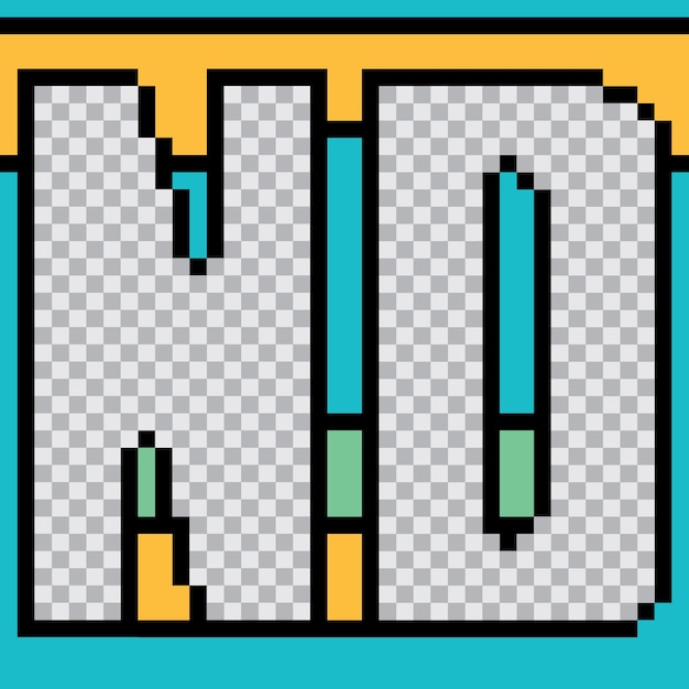 diseño de plantillas de publicaciones de pixel art en las redes sociales
