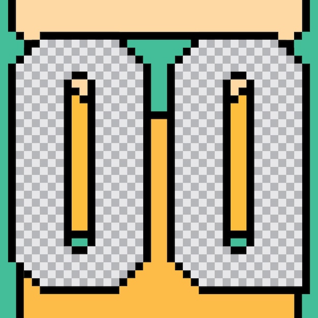 diseño de plantillas de publicaciones de pixel art en las redes sociales