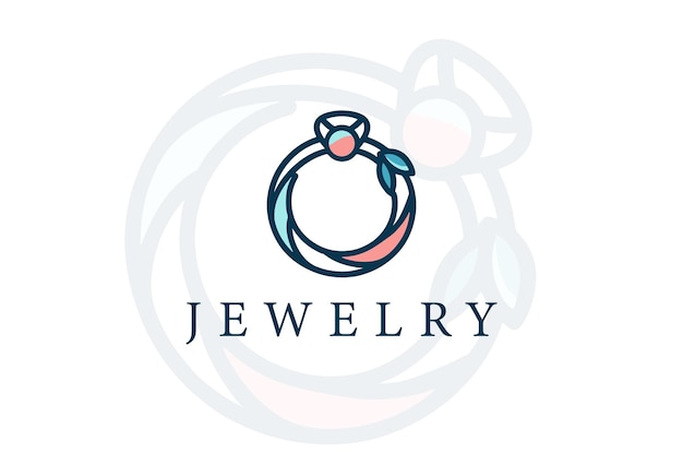diseño de plantillas de símbolos de logotipos de joyas