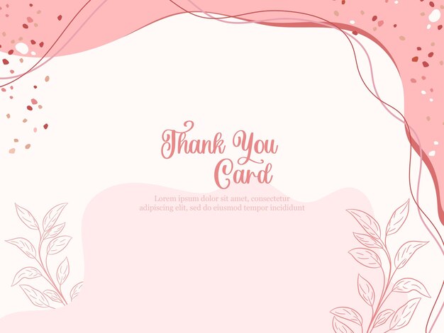 Diseño de plantillas de tarjetas de agradecimiento estilo Memphis