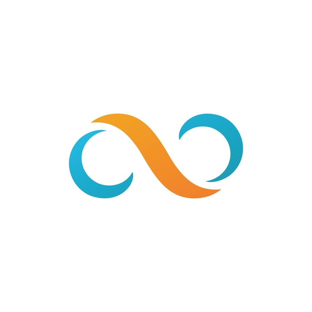 Diseño de plantillas de vectores infinitos para el logotipo