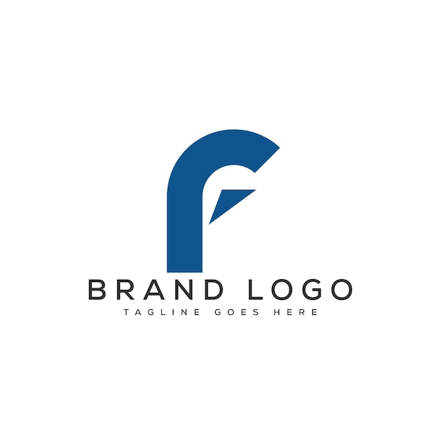 Diseño de plantillas vectoriales de diseño de la letra F del logotipo para la marca