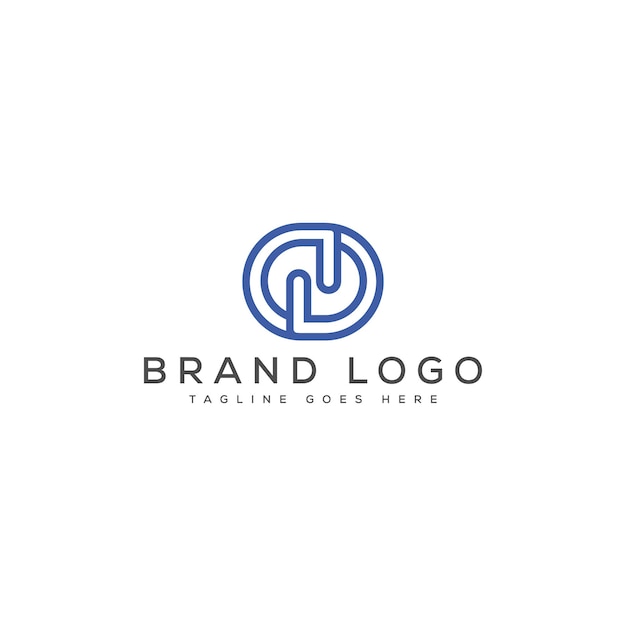 Diseño de plantillas vectoriales de diseño de letras del logotipo DD para la marca