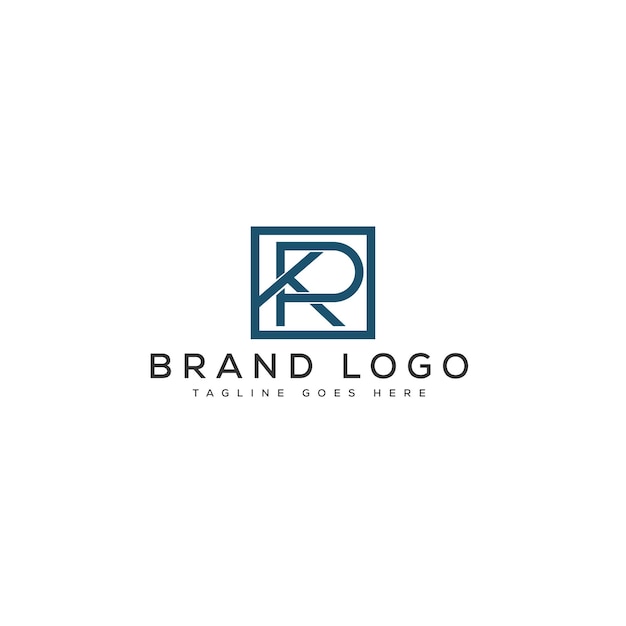 Diseño de plantillas vectoriales de diseño de letras del logotipo KP para la marca