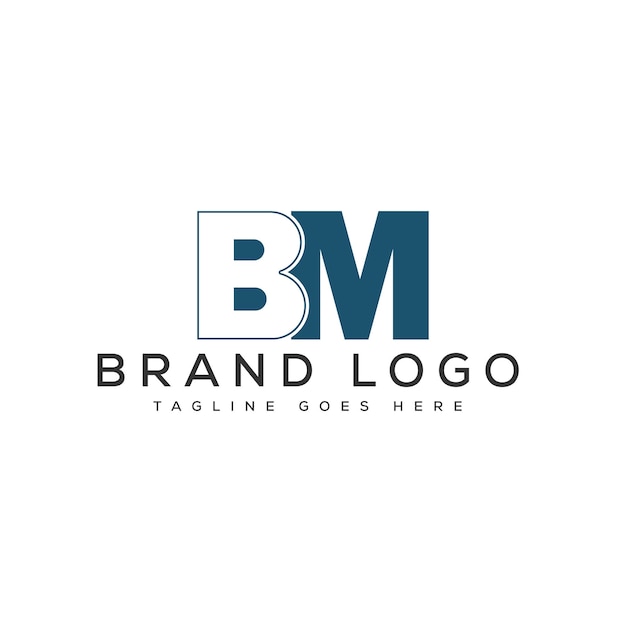 Diseño de plantillas vectoriales de diseño de letras del logotipo de MB para la marca