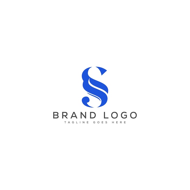 Diseño de plantillas vectoriales de diseño de letras del logotipo SS para la marca