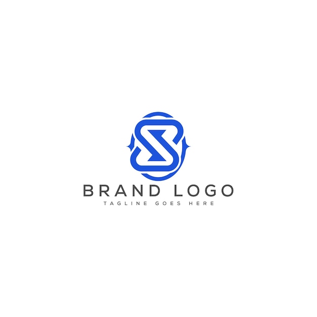 Diseño de plantillas vectoriales de diseño de letras del logotipo SS para la marca