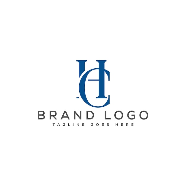 Diseño de plantillas vectoriales de diseño de logotipo de CH para la marca