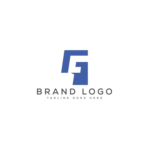 Diseño de plantillas vectoriales de diseño de logotipo F para la marca