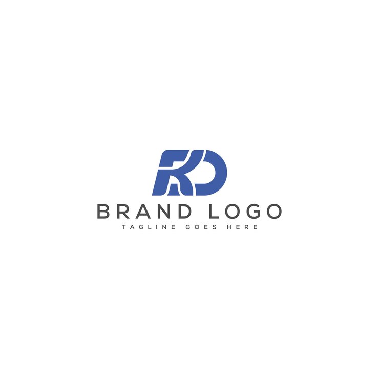Vector diseño de plantillas vectoriales de diseño de logotipo de kd para la marca