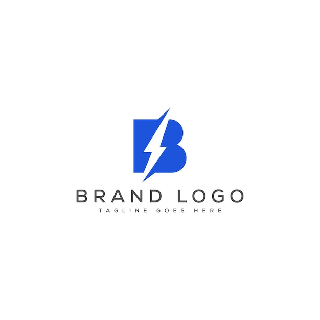 Diseño de plantillas vectoriales de diseño de logotipo de la letra B para la marca