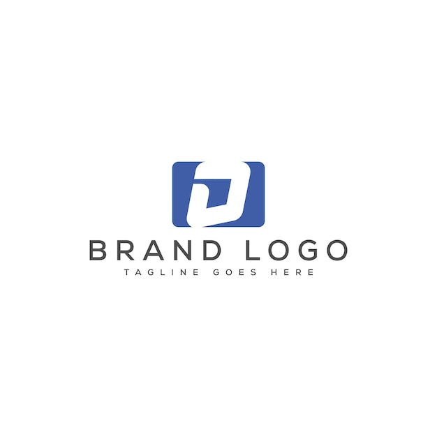 Diseño de plantillas vectoriales de diseño de logotipo de letra D para la marca