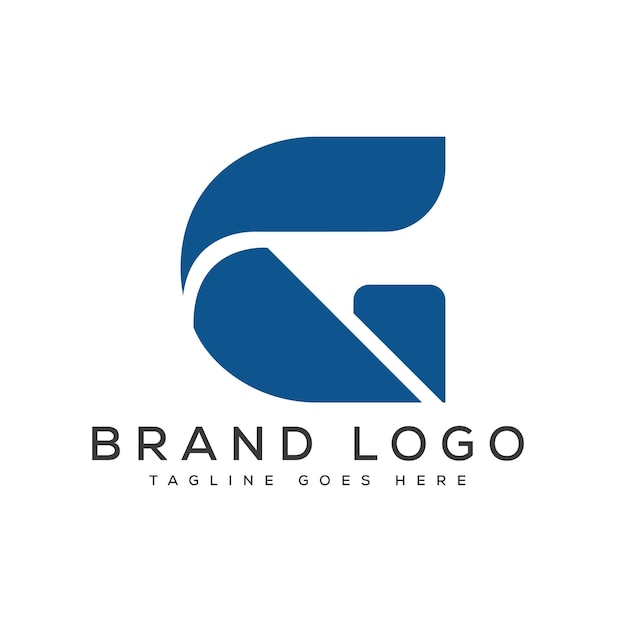 Diseño de plantillas vectoriales de diseño de logotipo de la letra G para la marca