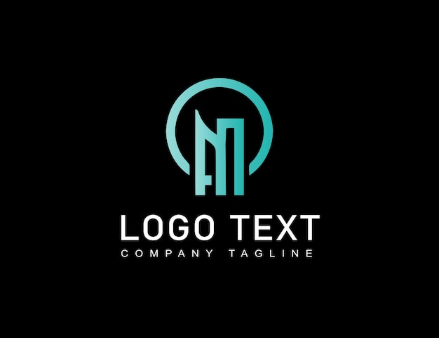 Diseño de plantillas vectoriales de diseño de logotipo de la letra m para la marca