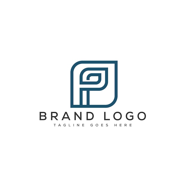 Diseño de plantillas vectoriales de diseño de logotipo de letra PP para la marca