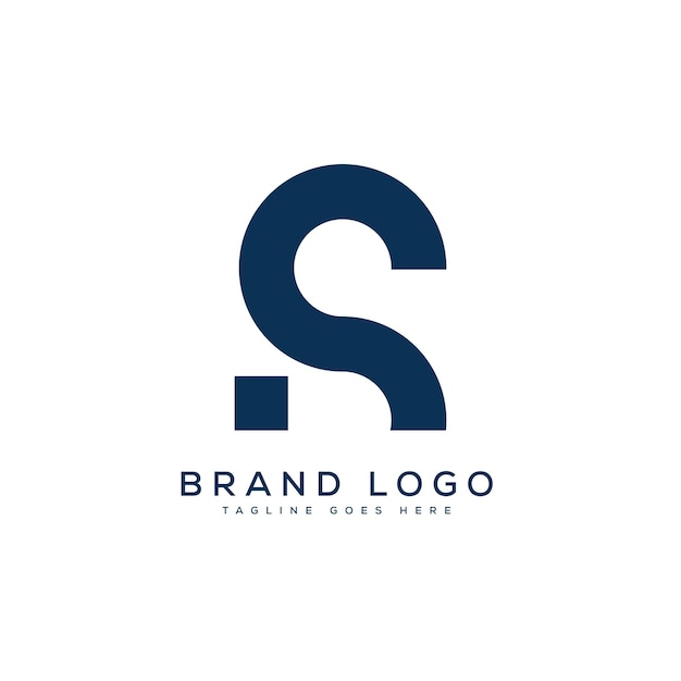 Diseño de plantillas vectoriales de diseño de logotipo de la letra S para la marca
