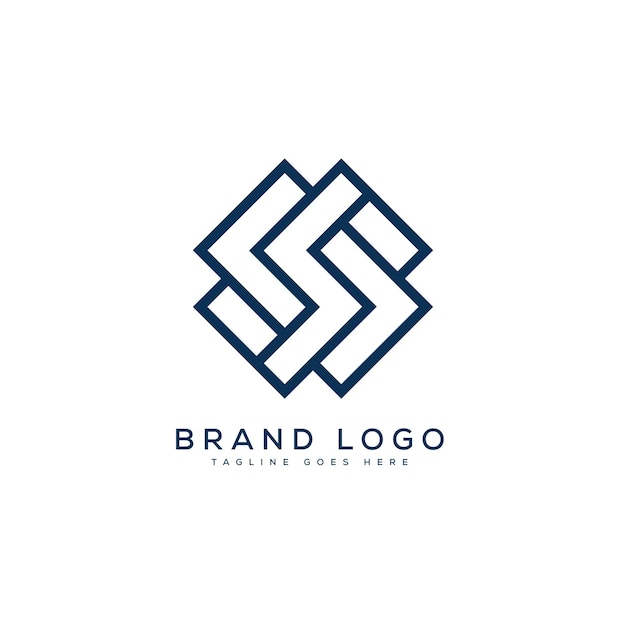 Diseño de plantillas vectoriales de diseño de logotipo de la letra S para la marca