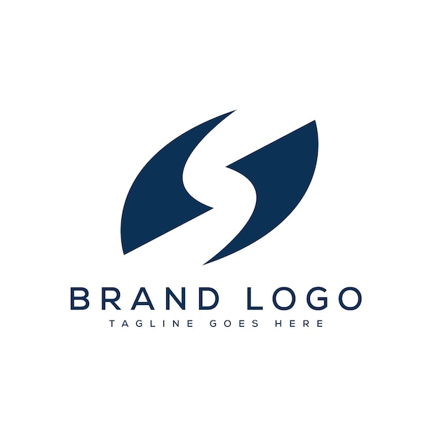 Diseño de plantillas vectoriales de diseño de logotipo de la letra S para la marca