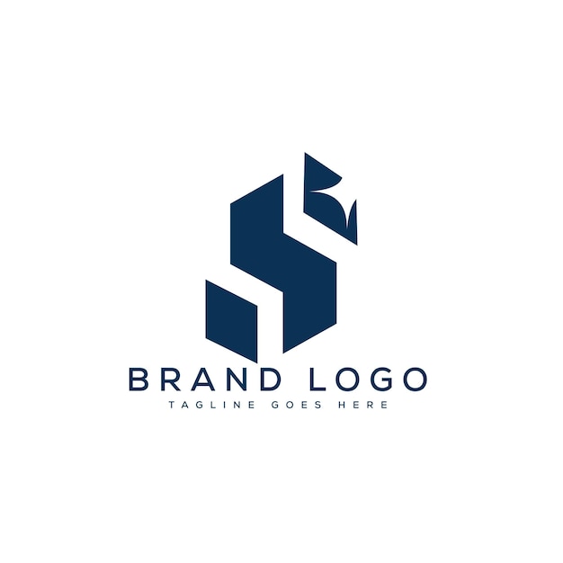 Diseño de plantillas vectoriales de diseño de logotipo de la letra S para la marca