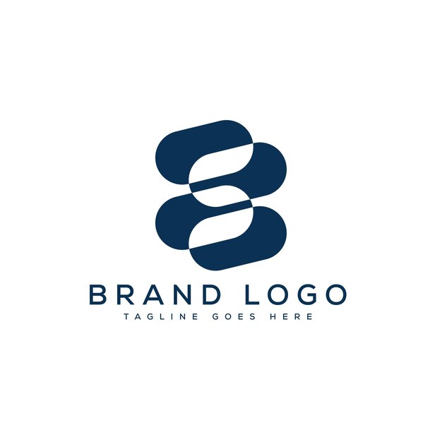 Diseño de plantillas vectoriales de diseño de logotipo de la letra S para la marca