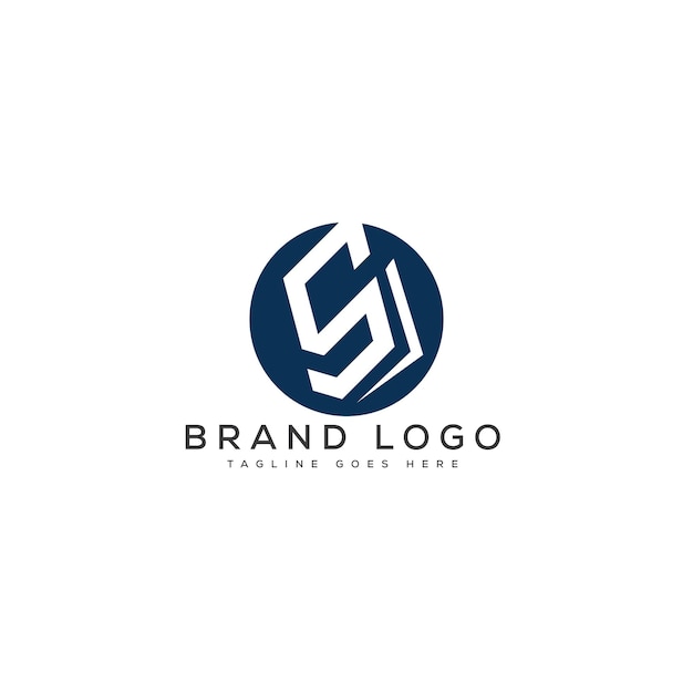 Diseño de plantillas vectoriales de diseño de logotipo de la letra S para la marca