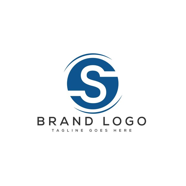 Diseño de plantillas vectoriales de diseño de logotipo de la letra S para la marca