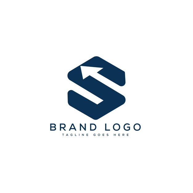 Diseño de plantillas vectoriales de diseño de logotipo de la letra S para la marca