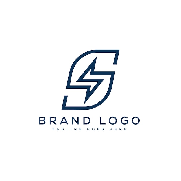Diseño de plantillas vectoriales de diseño de logotipo de la letra S para la marca