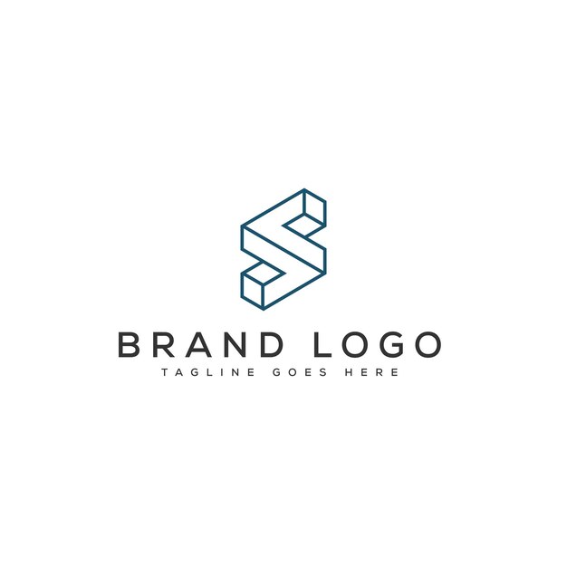 Diseño de plantillas vectoriales de diseño de logotipo de la letra S para la marca