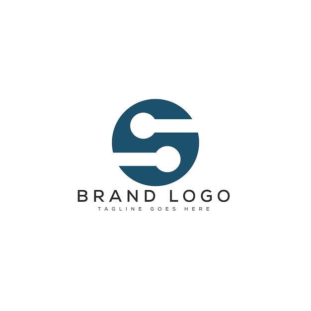 Diseño de plantillas vectoriales de diseño de logotipo de la letra S para la marca