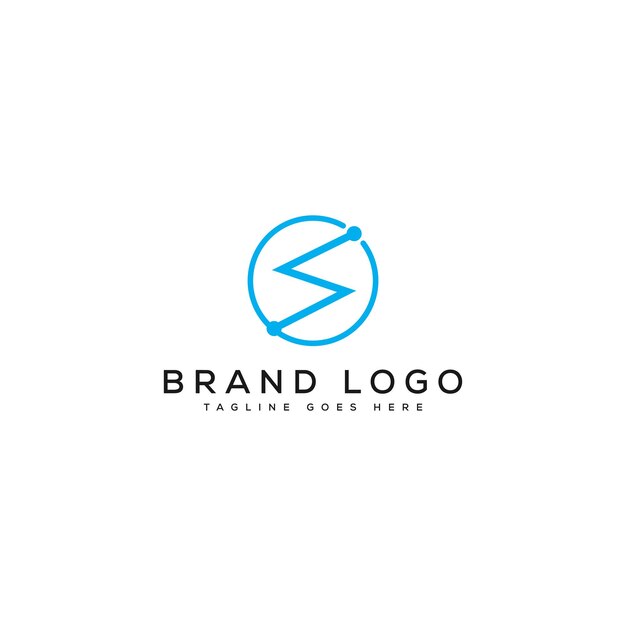 Diseño de plantillas vectoriales de diseño de logotipo de la letra S para la marca