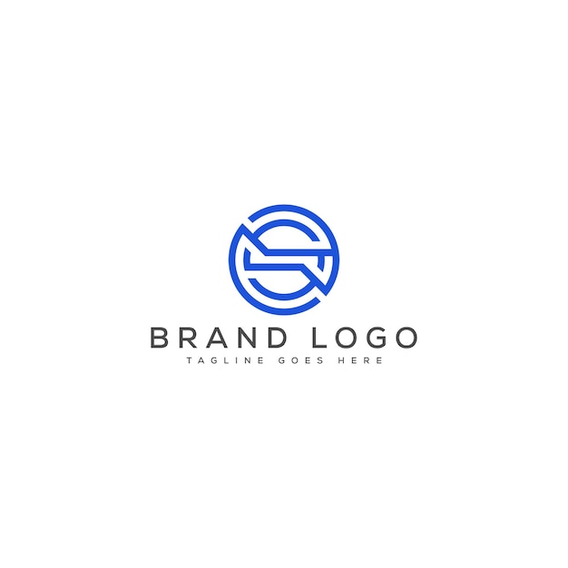 Diseño de plantillas vectoriales de diseño de logotipo de la letra S para la marca
