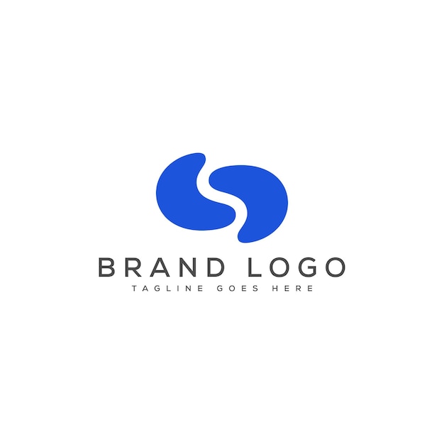 Diseño de plantillas vectoriales de diseño de logotipo de la letra S para la marca