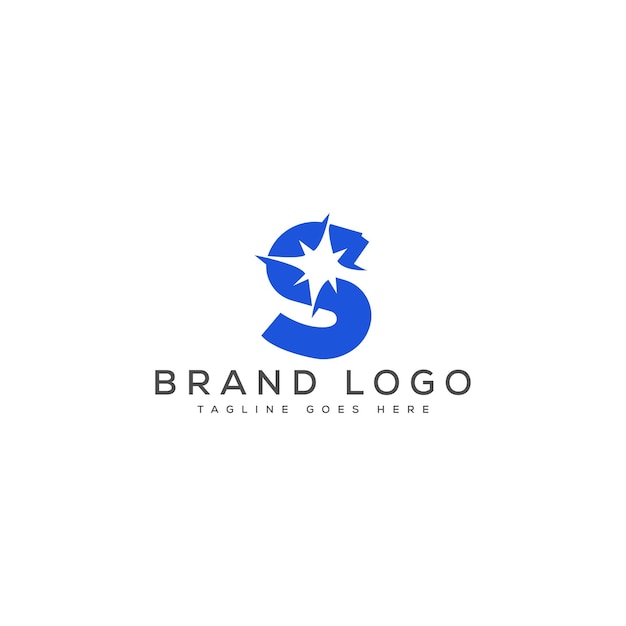 Diseño de plantillas vectoriales de diseño de logotipo de la letra S para la marca